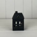 Black Ceramic House Tealight Holder