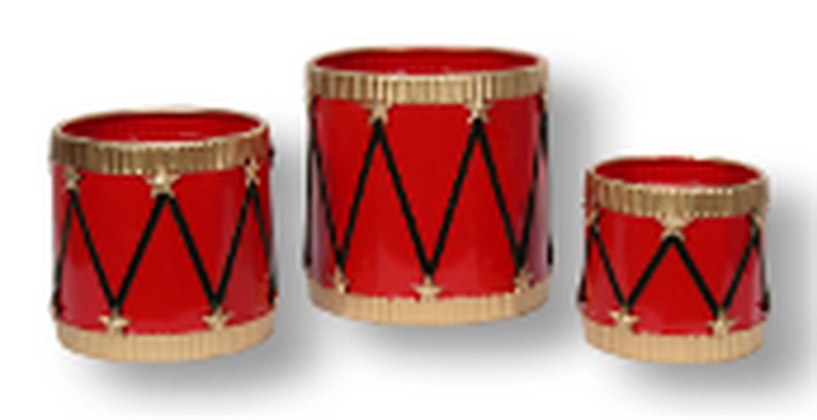 Set/3 Zinc pot