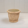 Round Clay Cement Urn Pot
