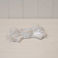 Natural Ceramic Bow Candle Holder