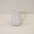 Natural Ceramic Jug with Petal Shape design Small
