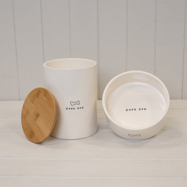 Dog Bone Ceramic Pet Bowl.