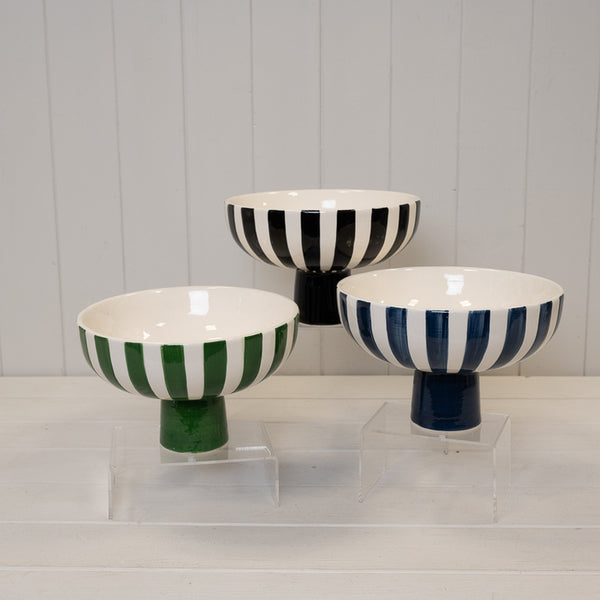 Green and White Ceramic Bowl Decor.