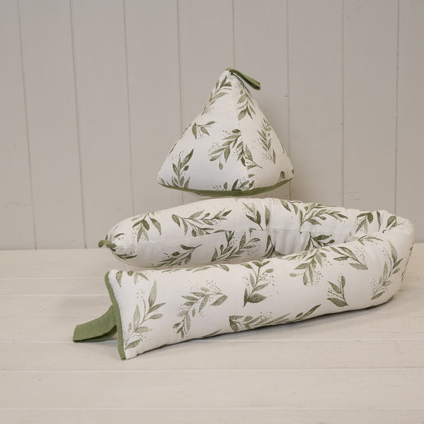 Satchville Olive Draught Excluder in Natural