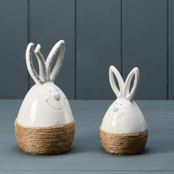 Ceramic Rabbit Egg