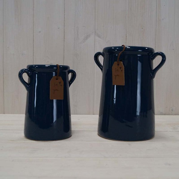 Blue "For You" Vase