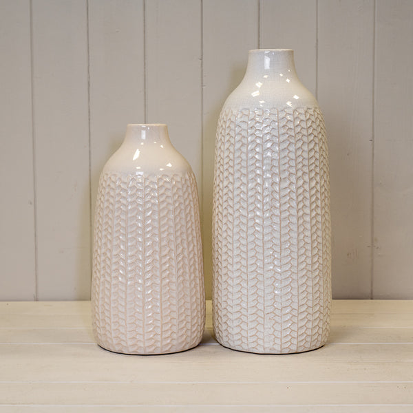 White Ceramic Vase