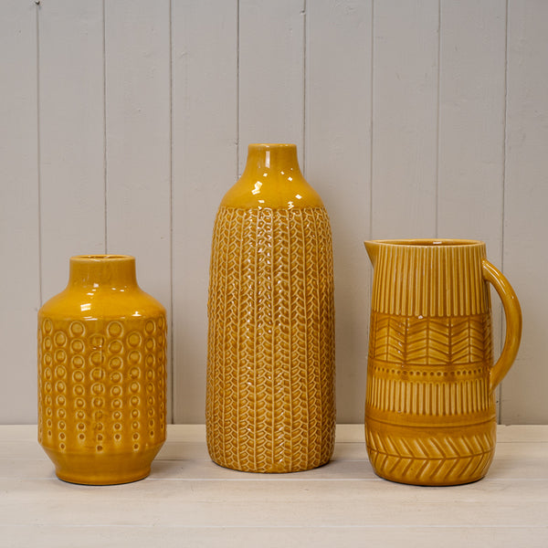 Yellow Ceramic Jug