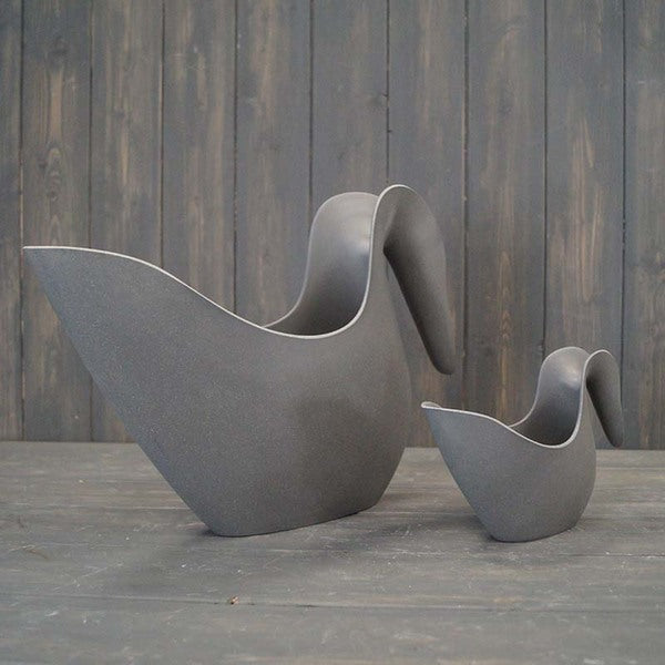 Earthy Anthracite Bamboo Watering Jug - Large