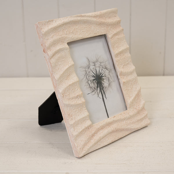 Sandy Beach Textured Photo Frame. "