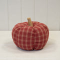 Deep Rose Checked Fabric Pumkin