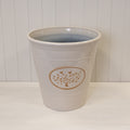 Cream Round Love Heart Tree Planter