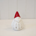 Medium LED Santa Ornament