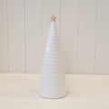 Large Stoneglazed Bobbin Tree with Gold Star