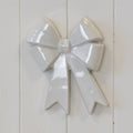 Large Ceramic Double Bow Decor