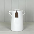 White "For You" Vase