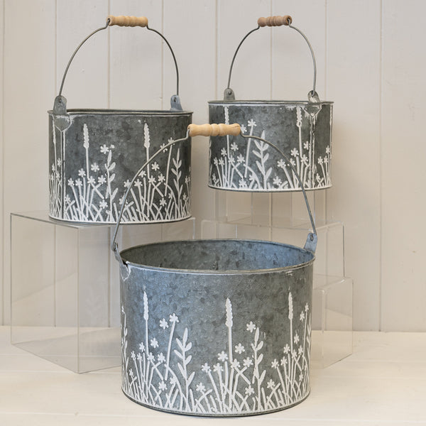 Meadow Design Buckets Set of 3
