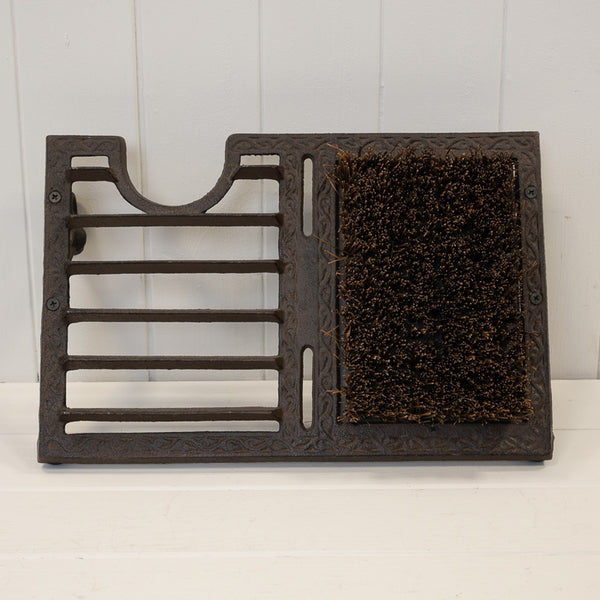Cast Iron Boot Scraper 'n' Brush